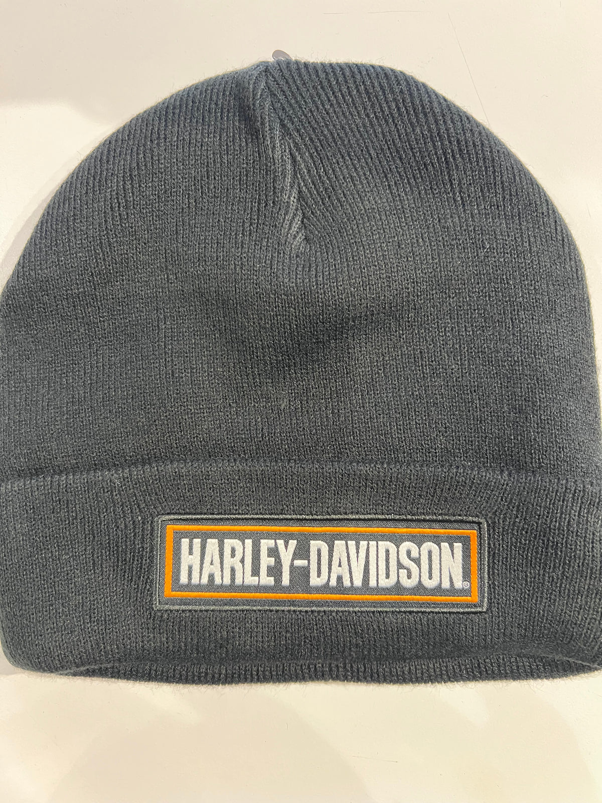 H-D BAR KNIT CUFFED BEANIE