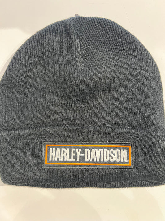 H-D BAR KNIT CUFFED BEANIE